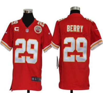 Jerseys Factory Cheap Nike Chiefs #29 Eric Berry Red Team Color