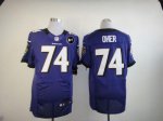 Jerseys Factory Cheap Nike Ravens #74 Michael Oher Purple Team C