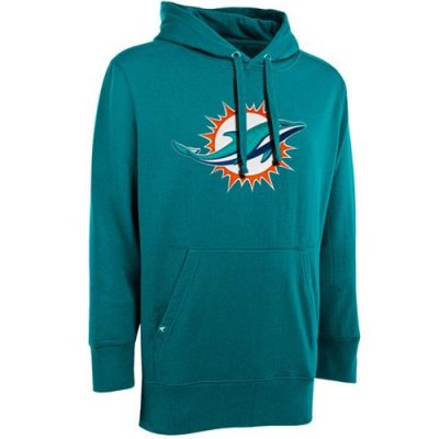 Jerseys Factory Cheap Antigua Miami Dolphins Signature Pullover