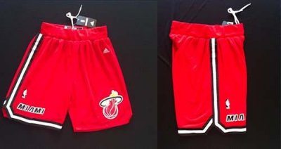 Jerseys Factory Cheap Miami Heat Red NBA Shorts