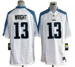 Jerseys Factory Cheap Nike Titans #13 Kendall Wright White Men's