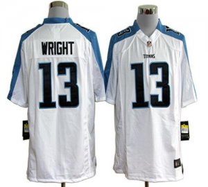 Jerseys Factory Cheap Nike Titans #13 Kendall Wright White Men's