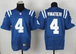 Jerseys Factory Cheap Nike Colts #4 Adam Vinatieri Royal Blue Te