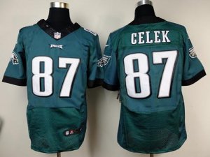 Jerseys Factory Cheap Nike Eagles #87 Brent Celek Midnight Green