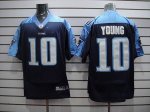 Jerseys Factory Cheap Titans #10 Vince Young Stitched Dark Blue