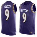 Jerseys Factory Cheap Nike Ravens #9 Justin Tucker Purple Team C