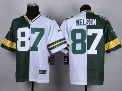 Jerseys Factory Cheap Nike Packers #87 Jordy Nelson Green/White