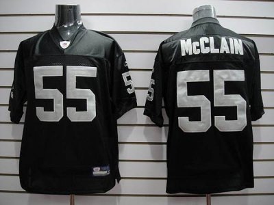 Jerseys Factory Cheap Raiders Rolando McClain #55 Stitched Black