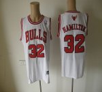 Jerseys Factory Cheap Bulls #32 Richard Hamilton White Revolutio