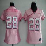 Jerseys Factory Cheap Vikings #28 Adrian Peterson Pink Lady Embr