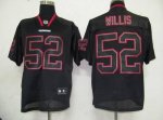 Jerseys Factory Cheap 49ers #52 Patrick Willis Lights Out Black