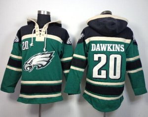Jerseys Factory Cheap Nike Eagles #20 Brian Dawkins Midnight Gre