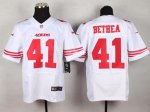 Jerseys Factory Cheap Nike 49ers #41 Antoine Bethea White Men's