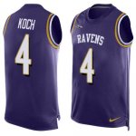 Jerseys Factory Cheap Nike Ravens #4 Sam Koch Purple Team Color