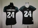 Jerseys Factory Cheap Eagles #24 Nnamdi Asomugha Black Women's F