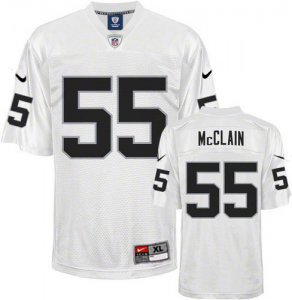 Jerseys Factory Cheap Nike Raiders #55 Rolando McClain White Sti