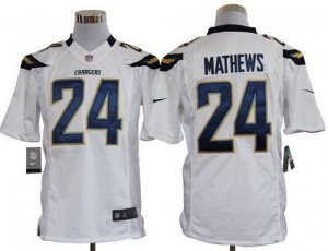 Jerseys Factory Cheap Nike Chargers #24 Ryan Mathews White Men's