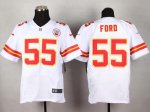 Jerseys Factory Cheap Nike Chiefs #55 Dee Ford White Men's Stitc