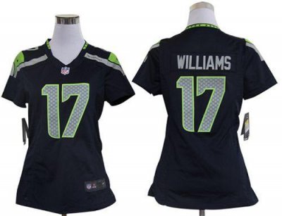 Jerseys Factory Cheap Nike Seahawks #17 Mike Williams Steel Blue