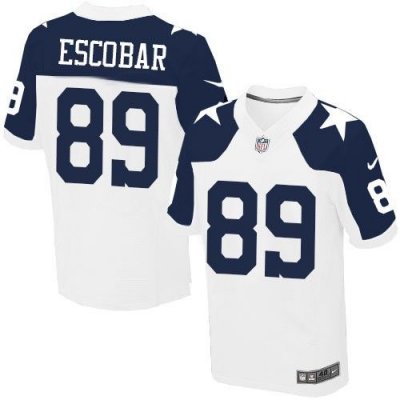 Jerseys Factory Cheap Nike Cowboys #89 Gavin Escobar White Thank