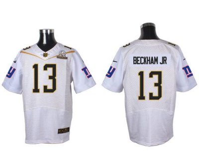 Jerseys Factory Cheap Nike Giants #13 Odell Beckham Jr White 201