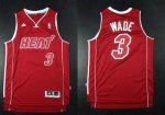 Jerseys Factory Cheap Heat #3 Dwyane Wade Red Pride Swingman Sti