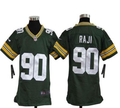 Jerseys Factory Cheap Nike Packers #90 B.J. Raji Green Team Colo