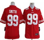 Jerseys Factory Cheap Nike 49ers #99 Aldon Smith Red Team Color