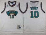Jerseys Factory Cheap Grizzlies #10 Mike Bibby White TThrowback