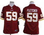 Jerseys Factory Cheap Nike Redskins #59 London Fletcher Burgundy