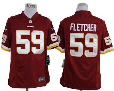 Jerseys Factory Cheap Nike Redskins #59 London Fletcher Burgundy