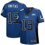 Jerseys Factory Cheap Nike Colts #19 Johnny Unitas Royal Blue Te