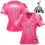 Jerseys Factory Cheap Giants #10 Eli Manning Red Women's Sweethe