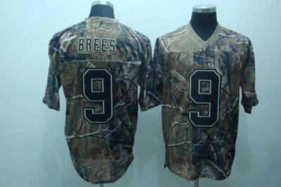 Jerseys Factory Cheap Saints #9 Drew Brees Camouflage Realtree S