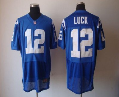 Jerseys Factory Cheap Nike Colts #12 Andrew Luck Royal Blue Team