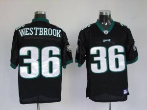 Jerseys Factory Cheap Eagles Brian Westbrook #36 Stitched Black