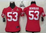 Jerseys Factory Cheap Nike 49ers #53 NaVorro Bowman Red Team Col