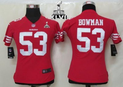 Jerseys Factory Cheap Nike 49ers #53 NaVorro Bowman Red Team Col