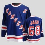 Jerseys Factory Cheap Rangers #68 Jaromir Jagr Embroidered Blue