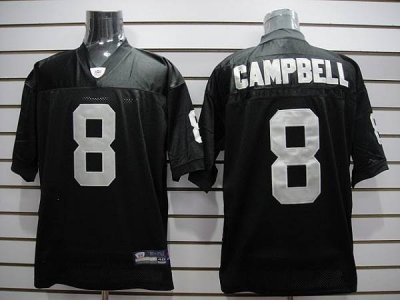 Jerseys Factory Cheap Raiders Jason Campbell #8 Stitched Black N