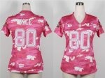 Jerseys Factory Cheap Nike 49ers #80 Jerry Rice Pink Women's Emb
