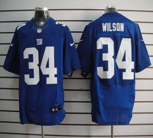 Jerseys Factory Cheap Nike Giants #34 David Wilson Royal Blue Te