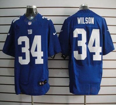 Jerseys Factory Cheap Nike Giants #34 David Wilson Royal Blue Te