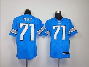 Jerseys Factory Cheap Nike Lions #71 Riley Reiff Blue Team Color