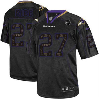 Jerseys Factory Cheap Nike Ravens #27 Ray Rice New Lights Out Bl