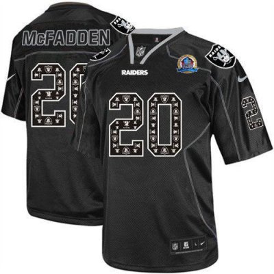 Jerseys Factory Cheap Nike Raiders #20 Darren McFadden New Light
