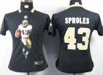 Jerseys Factory Cheap Nike Saints #43 Darren Sproles Black Team