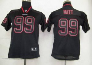 Jerseys Factory Cheap Texans #99 J.J Watt Lights Out Black Embro
