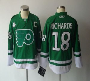 Jerseys Factory Cheap Flyers #18 Mike Richards Green St. Patty's
