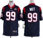 Jerseys Factory Cheap Nike Texans #99 J.J. Watt Navy Blue Team C